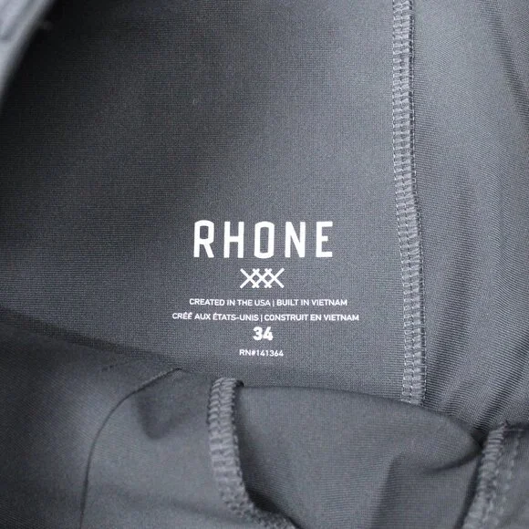 34x33 RHONE TAPERED FIT PANTS POLYETER DARK GREEN-GRAY Sz 34W x 33L - Picture 6 of 6